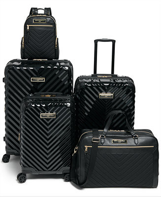 Karl Lagerfeld Paris Karl Lagerfeld Chevron Luggage Collection & Reviews - Luggage Collections - ... | Macys (US)