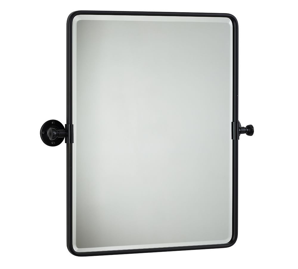 Vintage Rounded Rectangle Pivot Mirror | Pottery Barn (US)