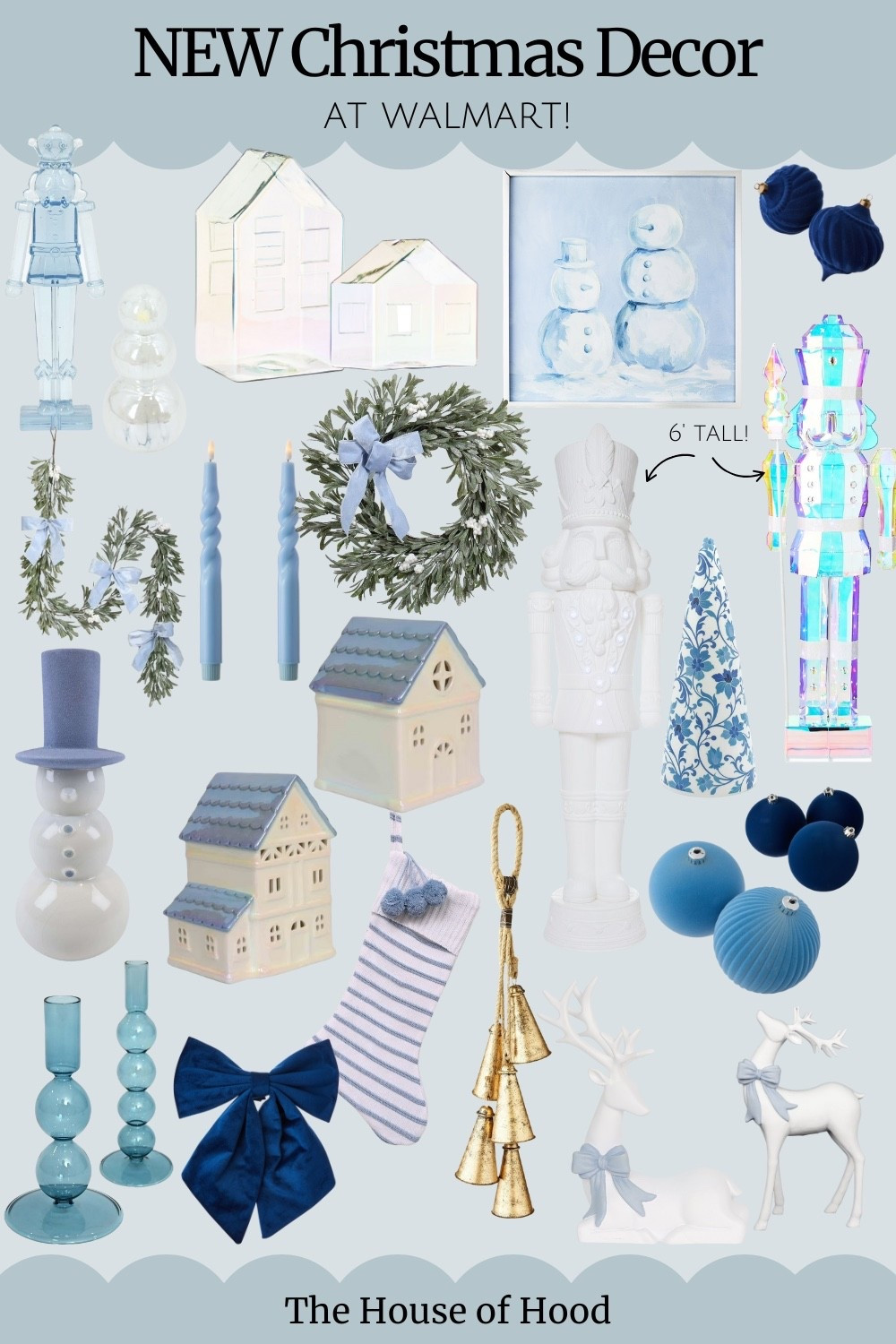 Christmas decor new arrivals from Walmart! Blue decor, blue Christmas, Christmas garland, Christmas wreath 

#LTKHome #LTKSeasonal