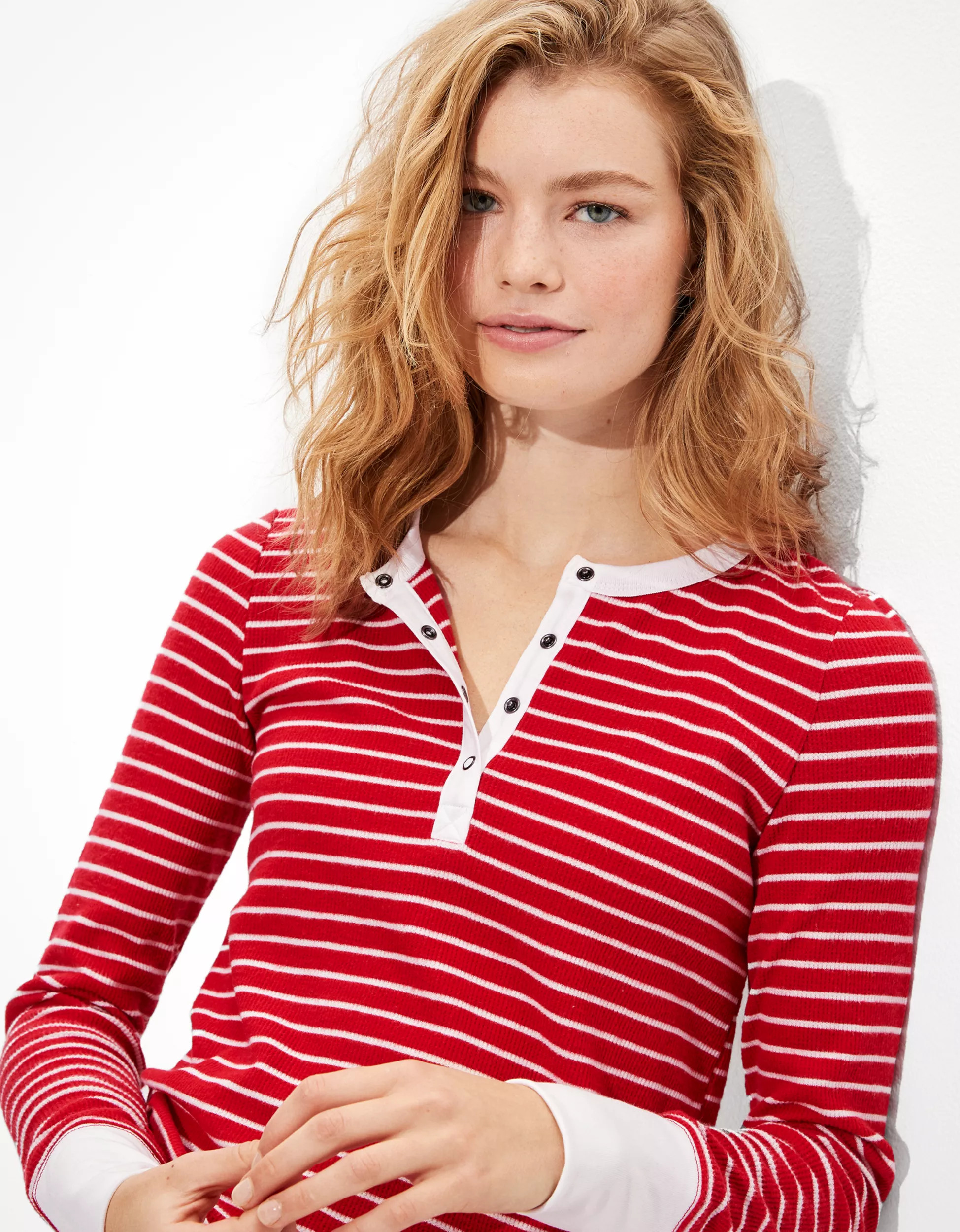 AE Striped Thermal PJ Set | American Eagle Outfitters (US & CA)