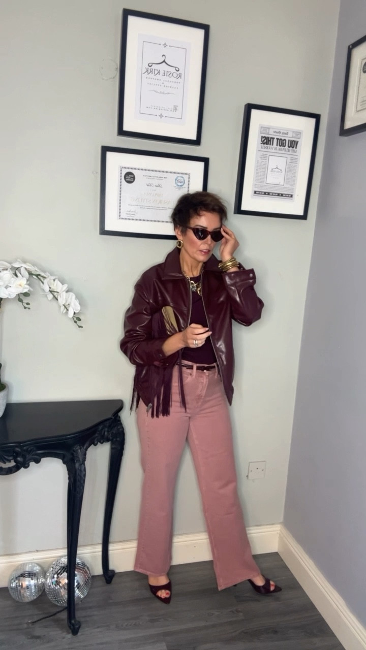 Burgundy & Rose the colour combo of the season 

#LTKstyletip #LTKjeans #LTKautumn