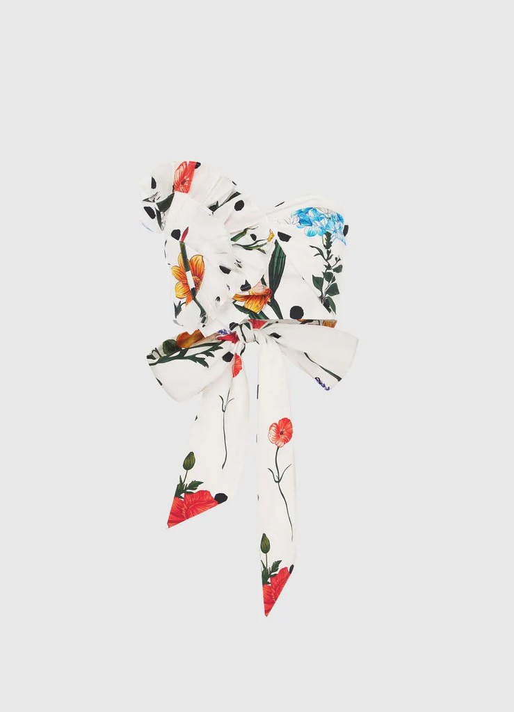 La Flor Draped Bra Top | LEO LIN