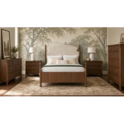 Camellia Queen Upholstered Bed | Wayfair North America