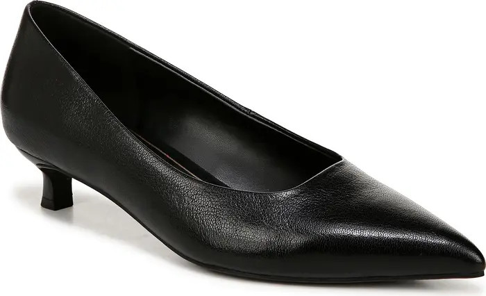 Natalia Pointed Toe Kitten Heel Pump (Women) | Nordstrom