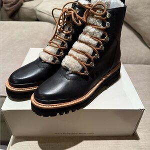 Marc Fisher Black and Brown Winter Boots | Poshmark