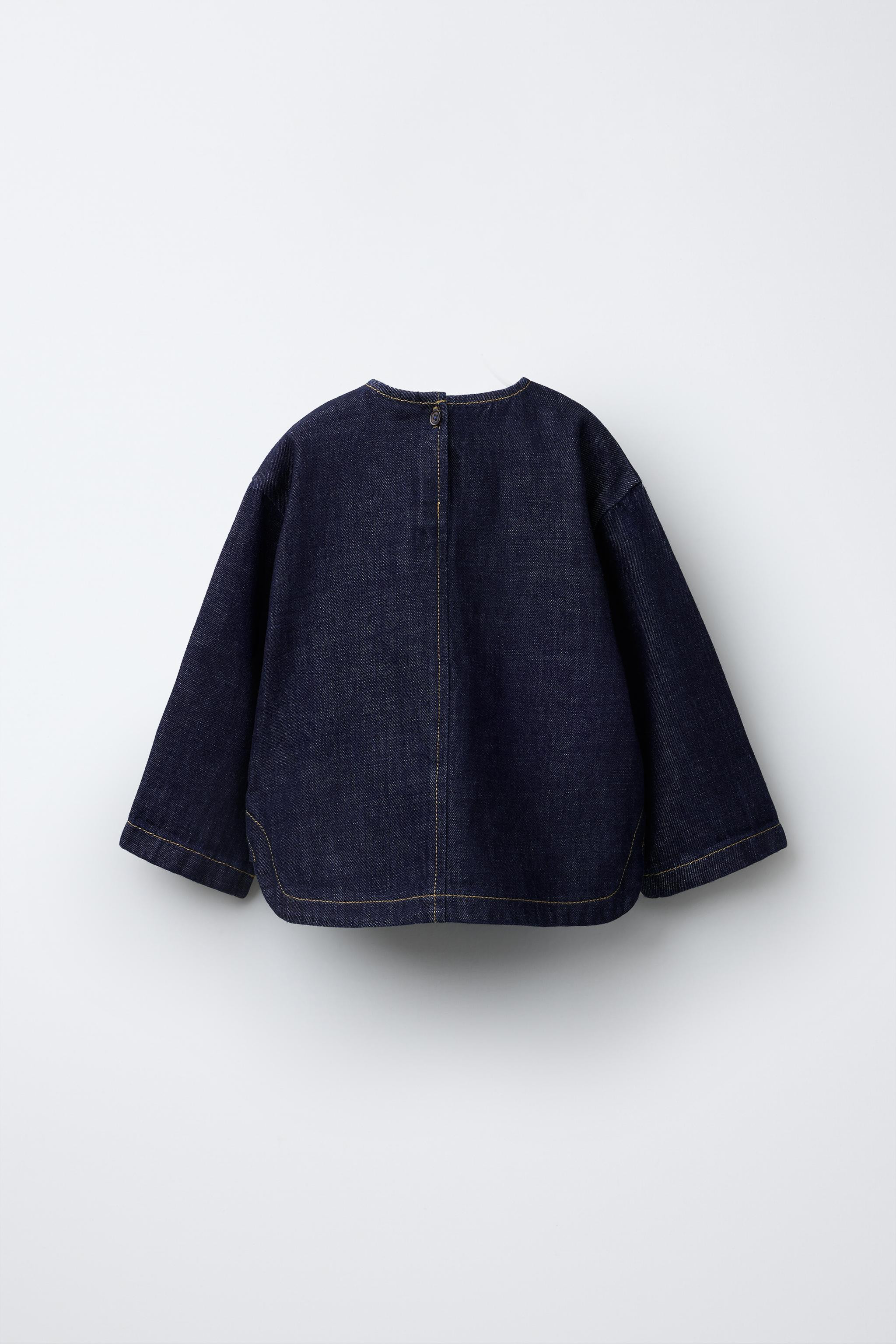 TOPSTITCHED DENIM SHIRT | Zara UK