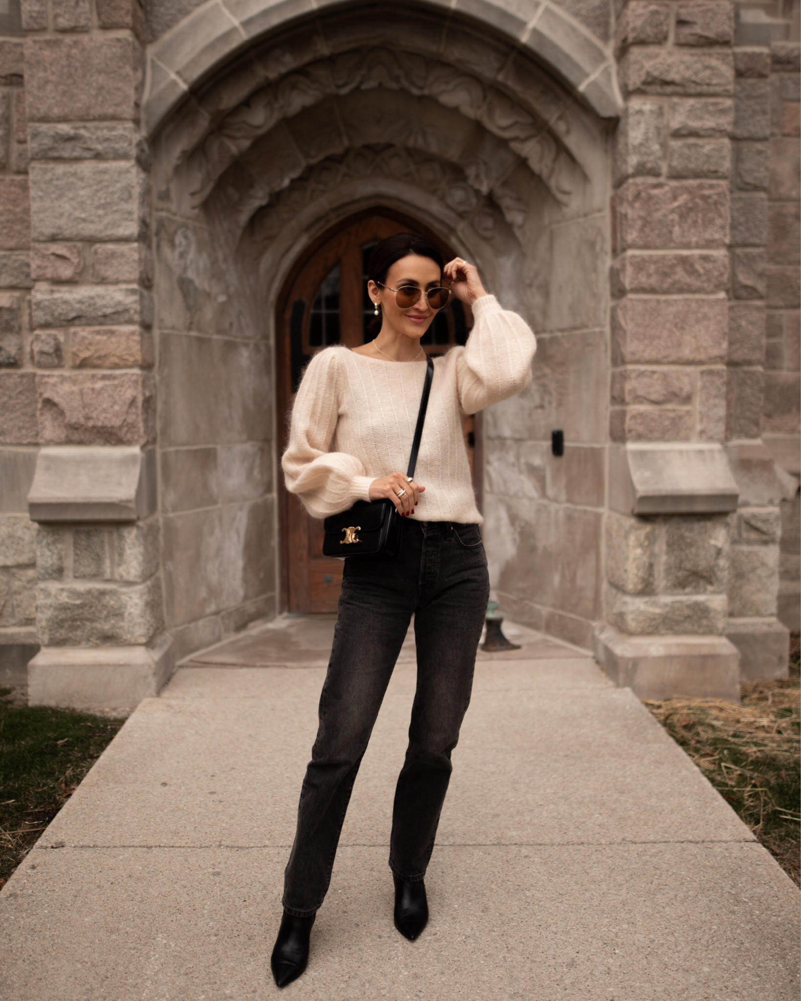 My favorite black jean cut since high school! Best fit and on sale right now! Fits tts/25 no stretch, straight cut (original 501) 

#LTKfindsunder100 #LTKSeasonal #LTKstyletip