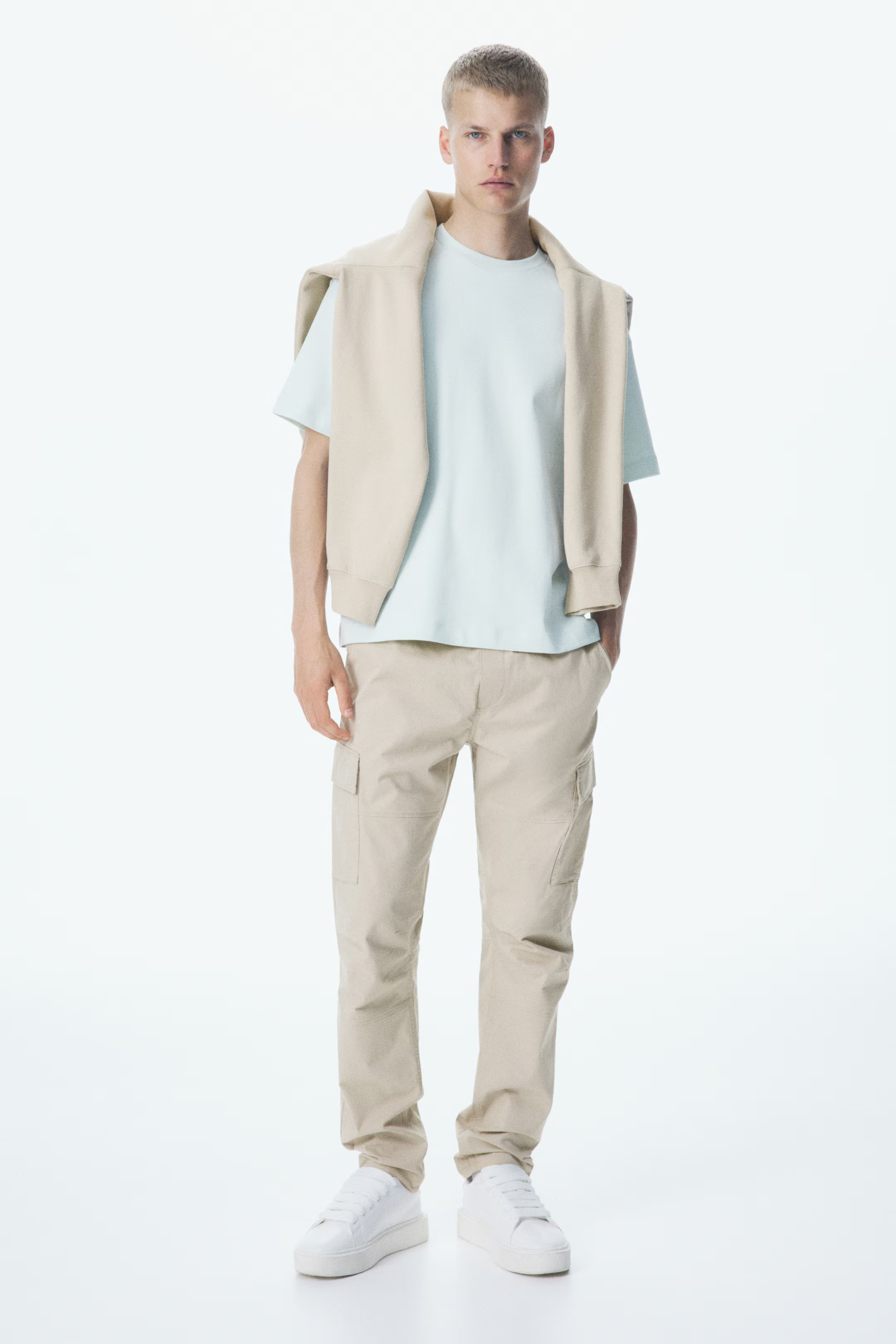 Slim-Fit Cargo Pants - Black - Men | H&M US | H&M (US + CA)