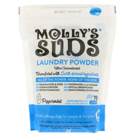 All Natural Laundry Powder 2.61 Lb (70 Loads) by Molly s Suds Pack of 2 | Walmart (US)