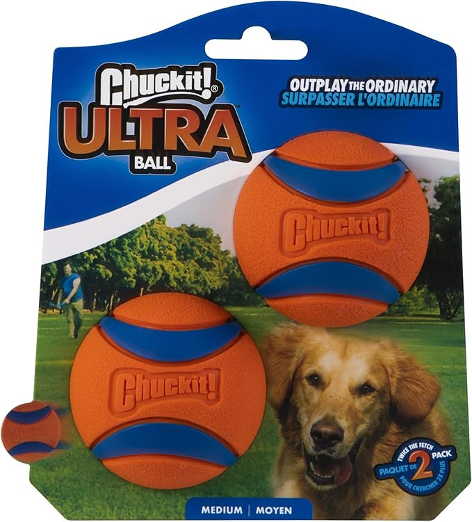ChuckIt! Ultra Ball, Medium (2.5 Inch) 2 Pack | Amazon (US)