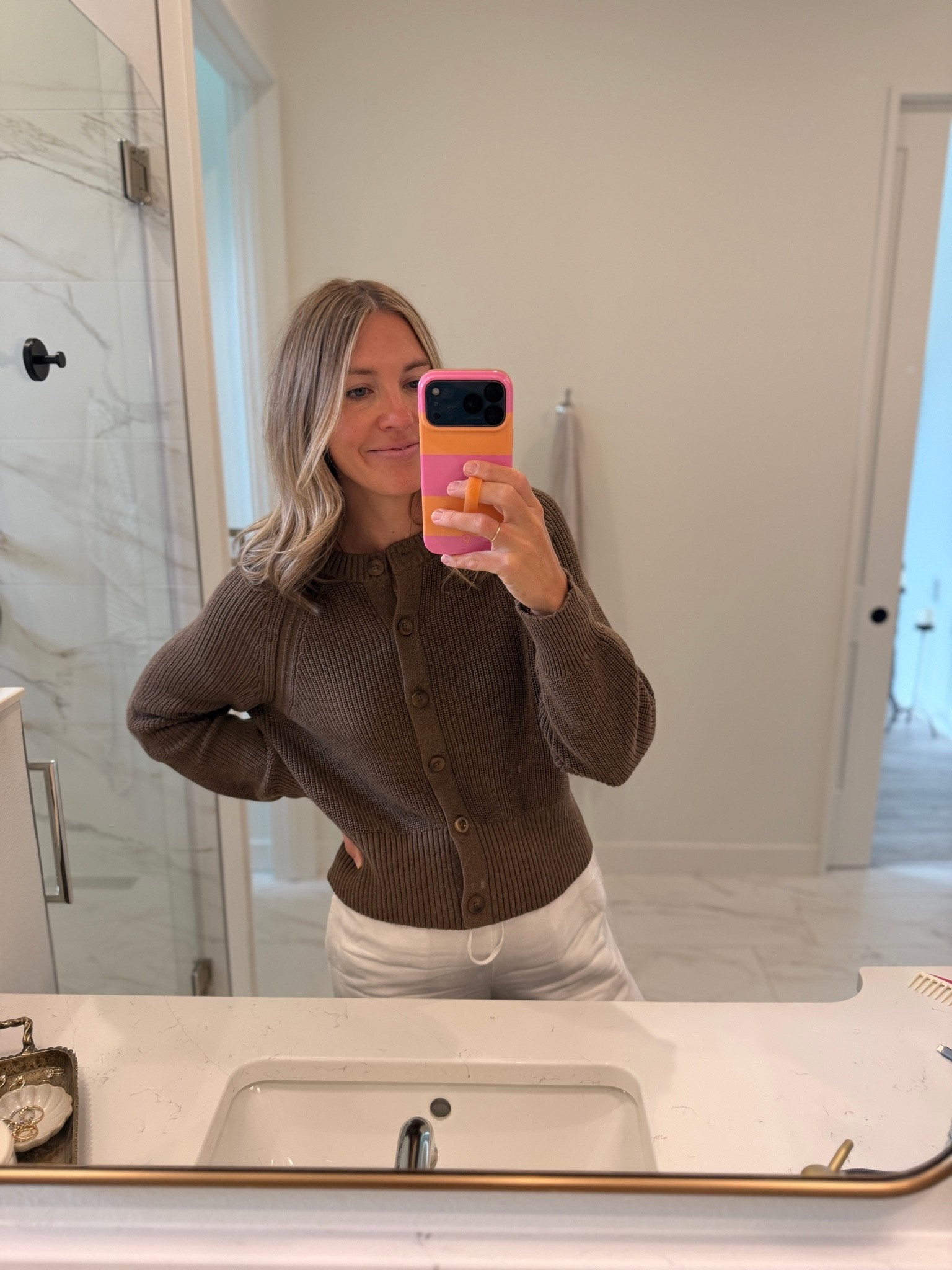 Love this 100% cotton sweater from Target! I sized up to a M for a more oversized fit. It’s so soft!

#LTKootd #LTKSeasonal
