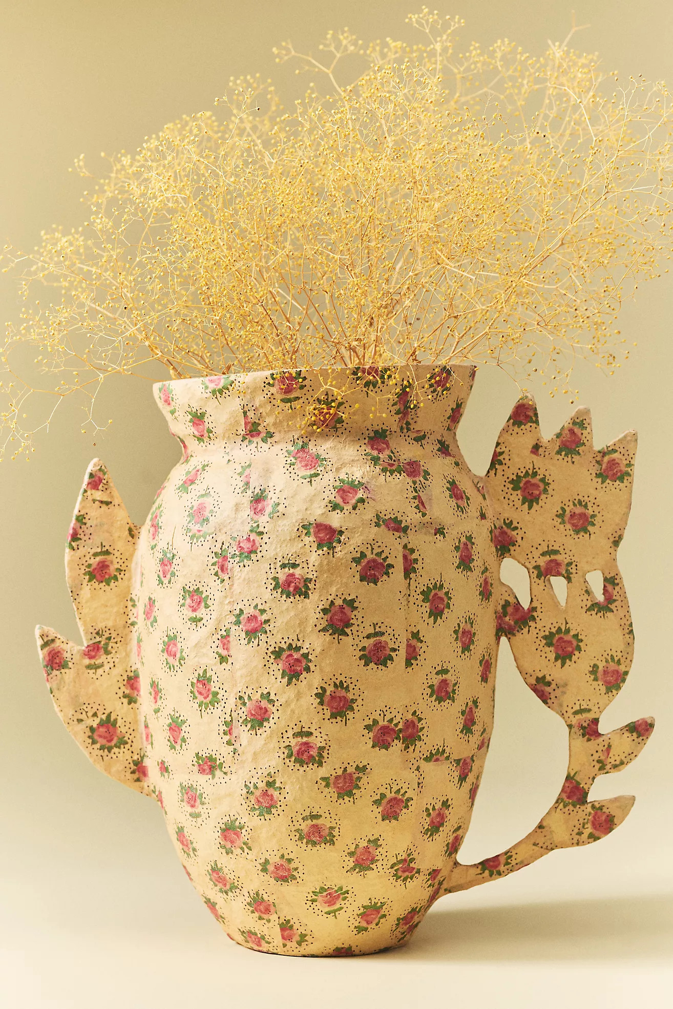Blossom Mâché Vase | Anthropologie (US)