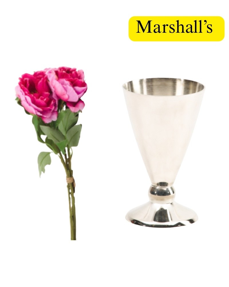 Silver, julep style vase, faux, flowers, pennies, summer, spring, decor.

#LTKHome #LTKSaleAlert