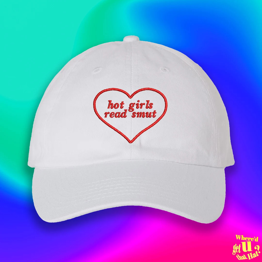 Hot Girls Read Smut Hat Hot Girl Gift Funny Custom Adjustable Embroidered Dad Hat - Etsy | Etsy (US)
