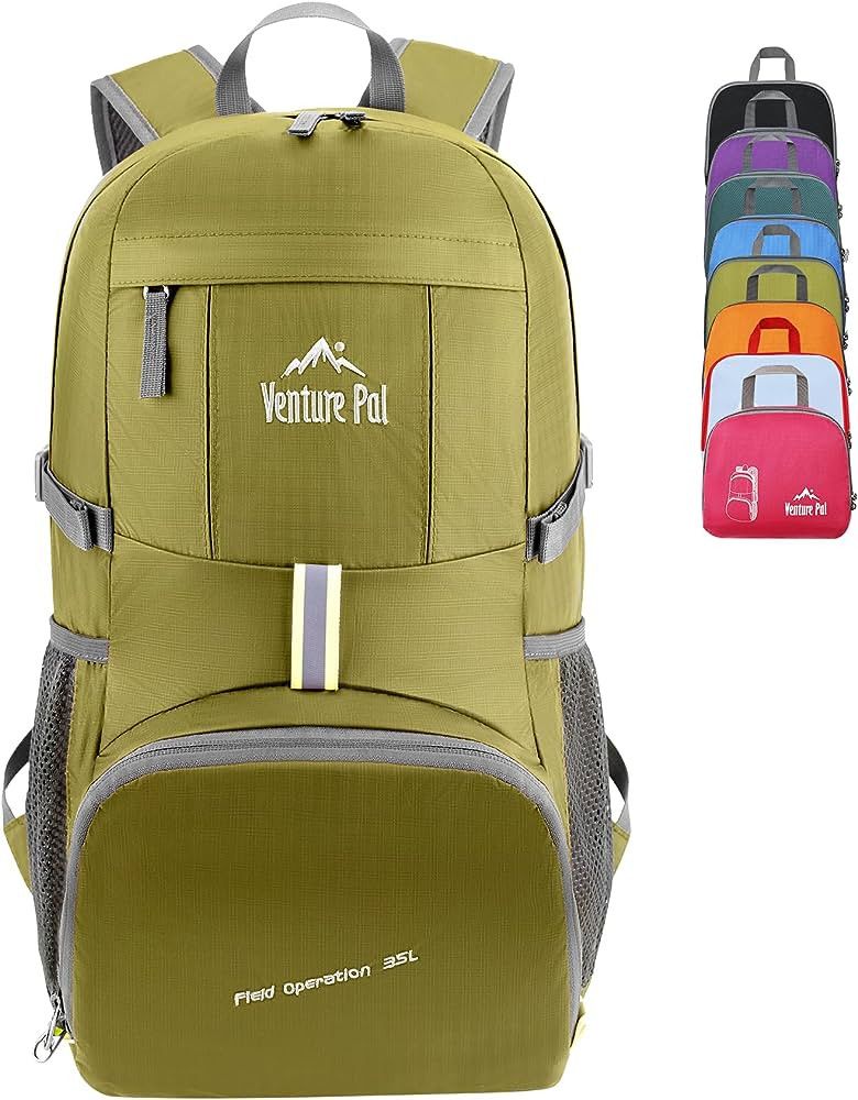 Venture Pal 35L Ultralight Lightweight Packable Foldable Travel Camping Hiking Outdoor Sports Bac... | Amazon (US)
