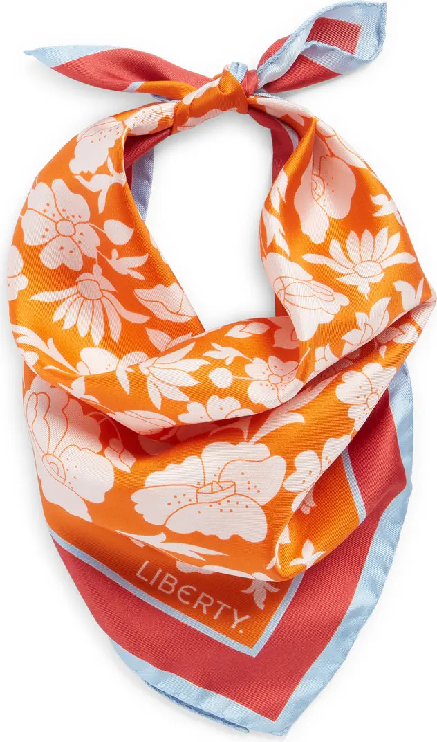 Liberty London Poppy & Daisy Floral Silk Scarf | Nordstrom | Nordstrom