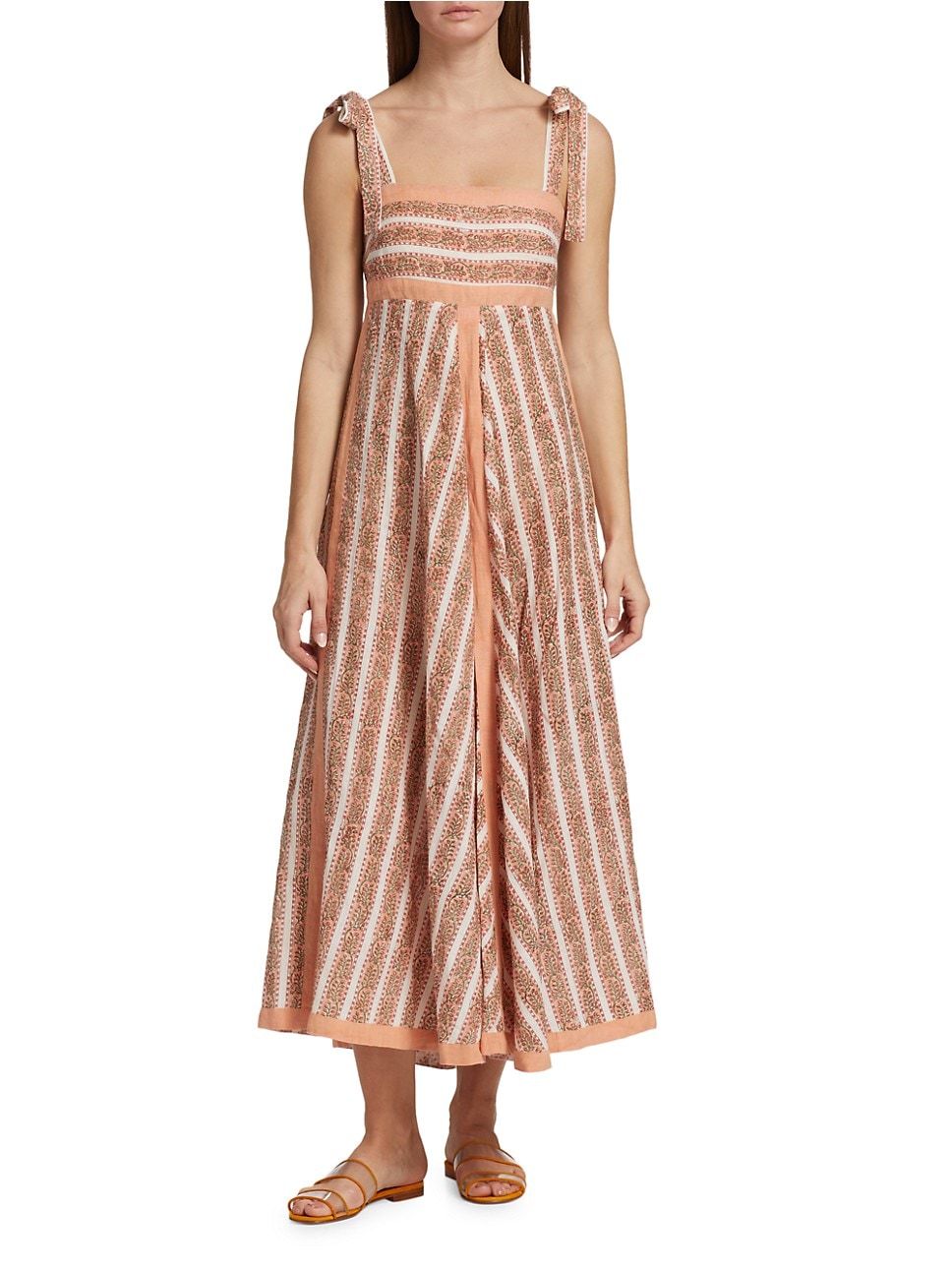 Serena Striped Midi Dress | Saks Fifth Avenue