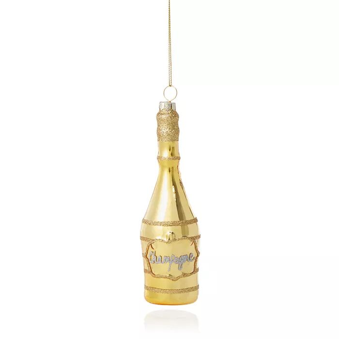 Glass Champagne Bottle Ornament - 100% Exclusive | Bloomingdale's (US)