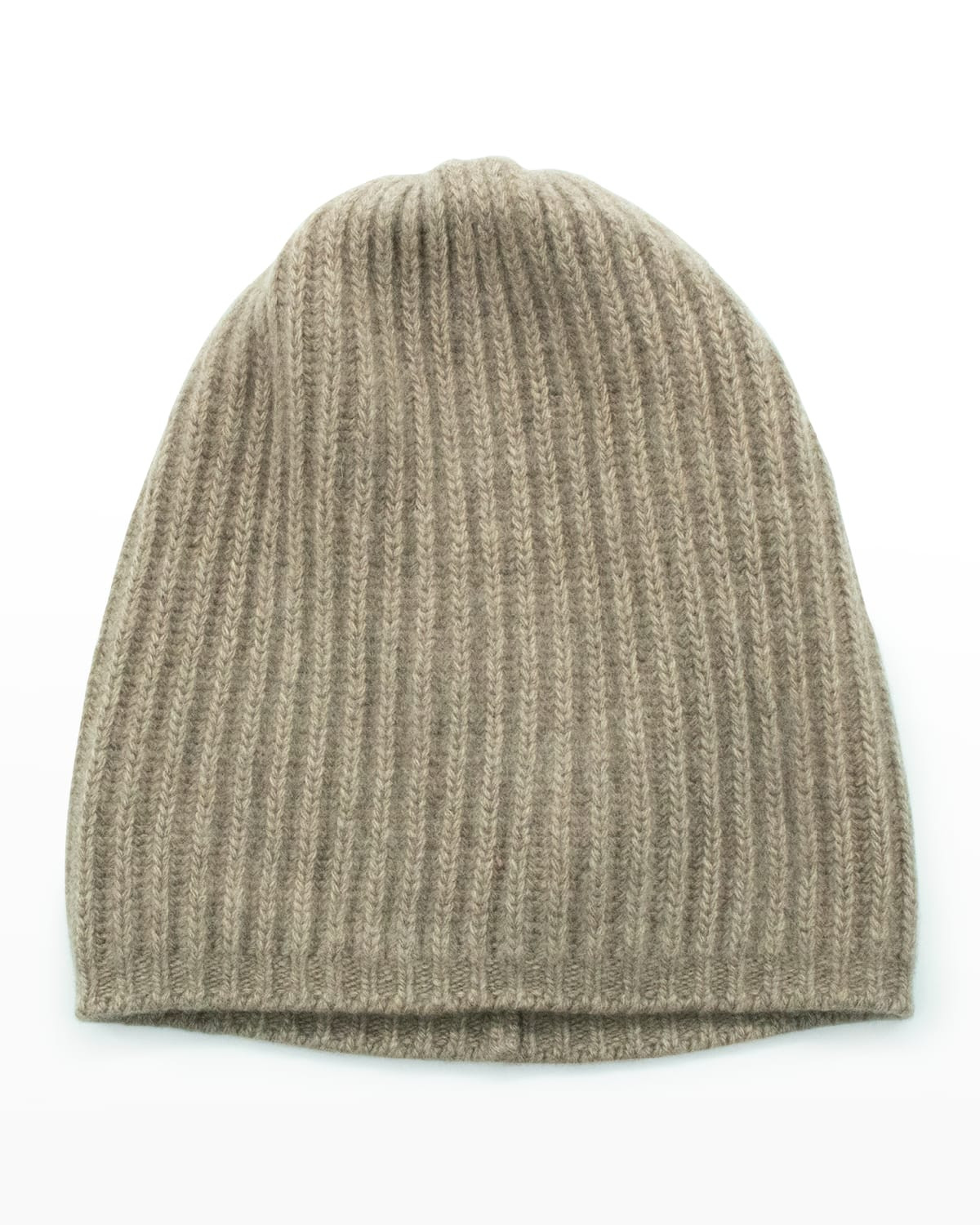 Slouchy Ribbed Cashmere Beanie | Neiman Marcus