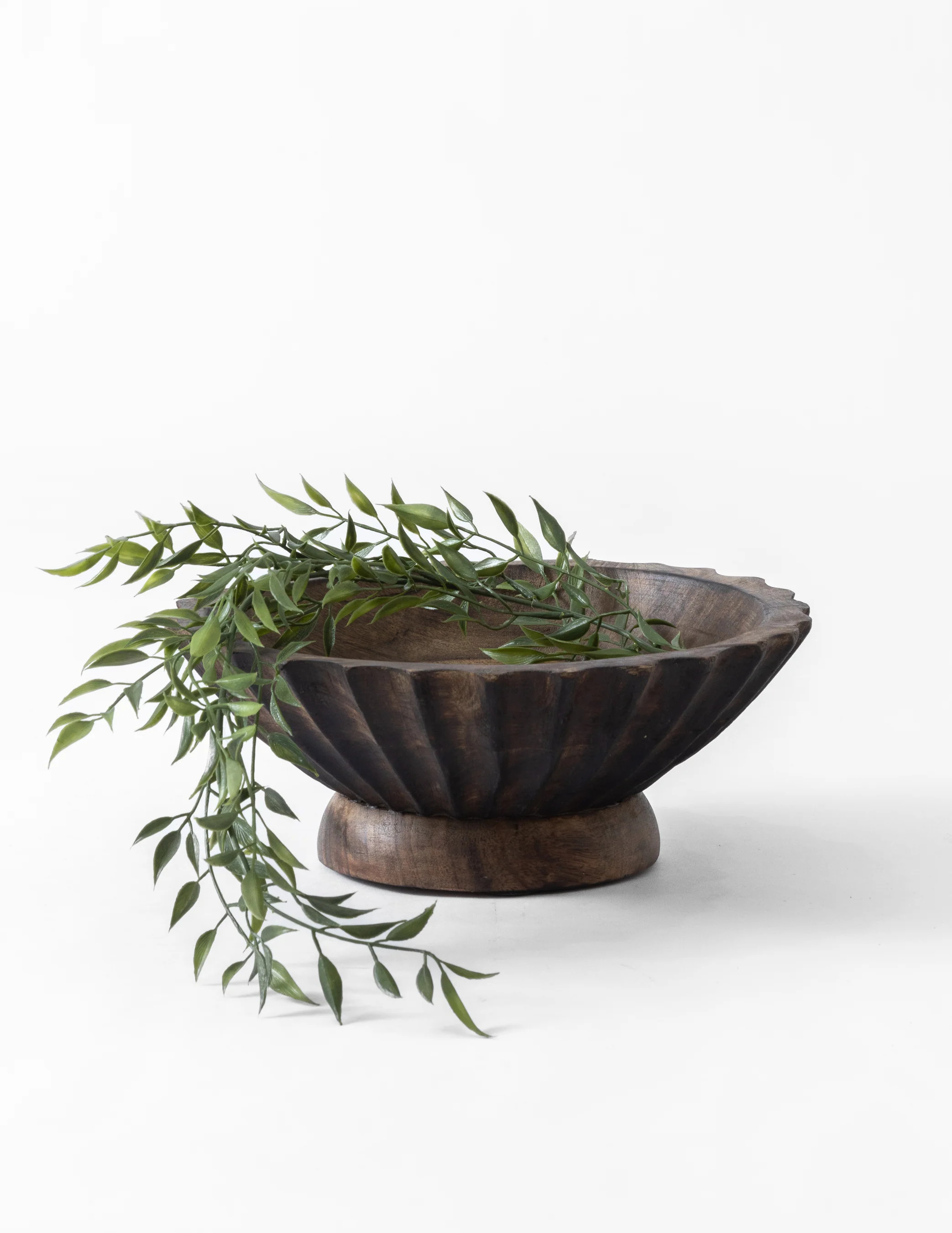 Scalloped Footed Bowl | Eco Chic Home