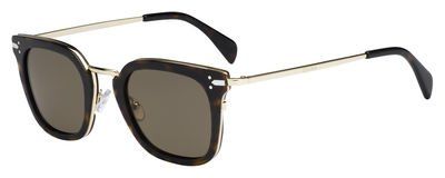 Sunglasses Celine 41402/S 0ANT Dark Havana Gold / X7 brown lens | Amazon (US)