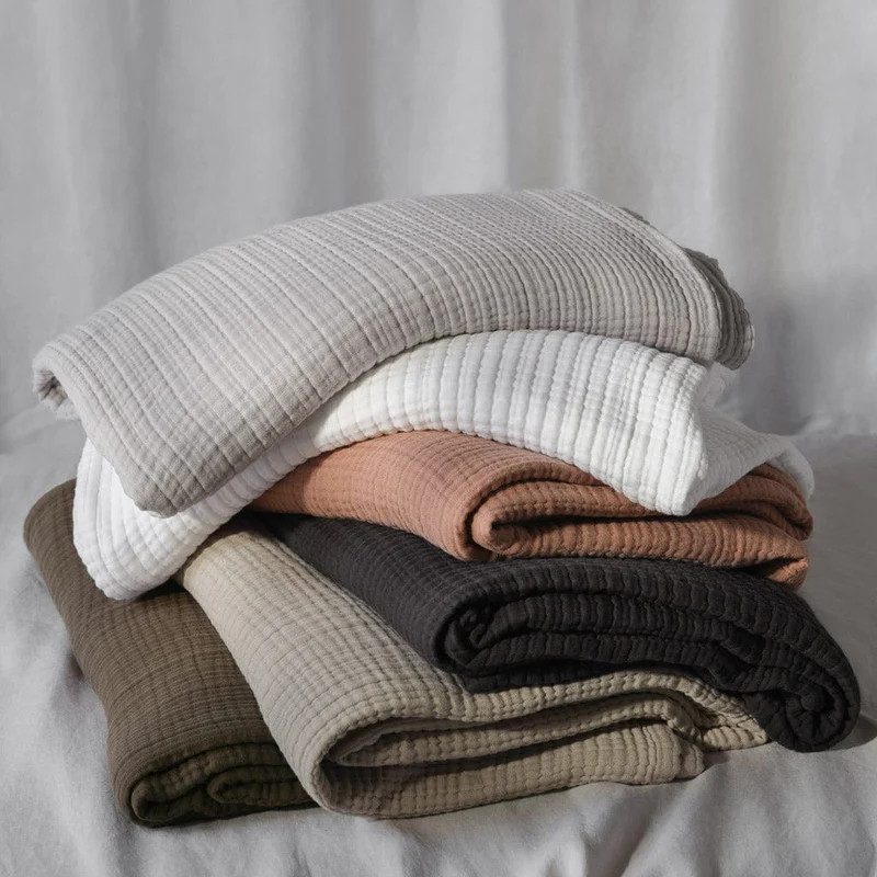 Organic Cotton Gauze Bed Blanket | The Citizenry