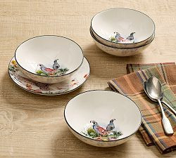 Fantastical Forest Stoneware Cereal Bowls - Set of 4 | Pottery Barn (US)