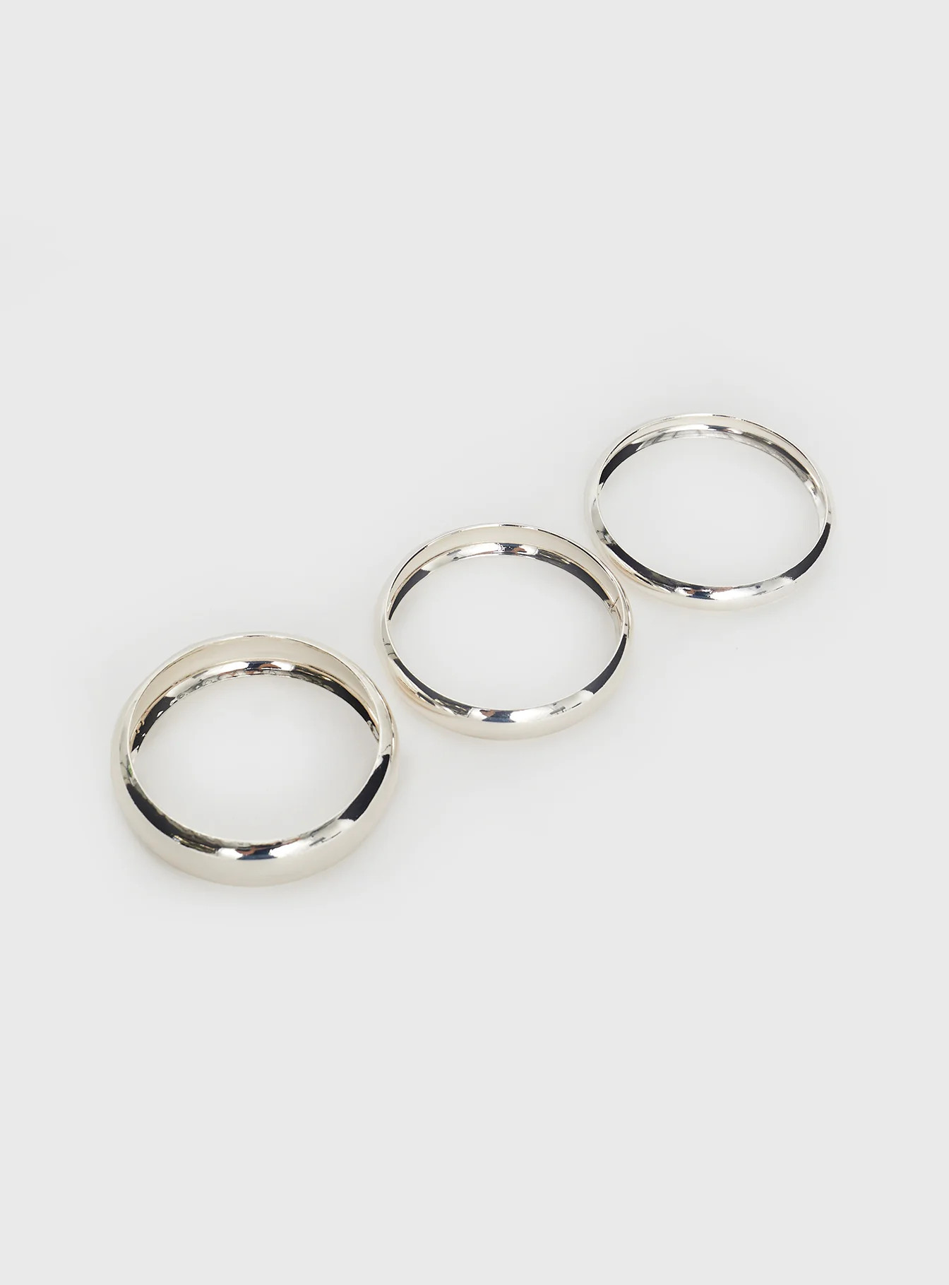 Farley Bangle Pack Silver | Princess Polly US