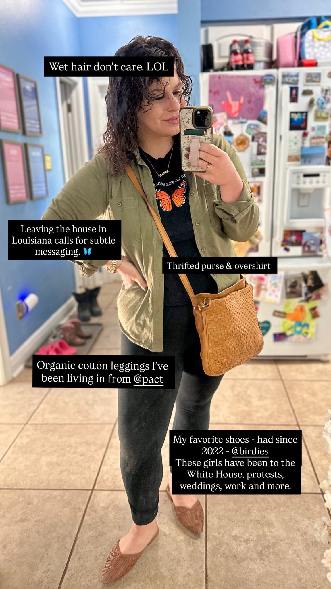 Always wearing my views ☮️ 💗 🌈 

Exact seller isn’t on Etsy, but linked similar tees below. 

#LTKootd #LTKMidsize #LTKmomlife