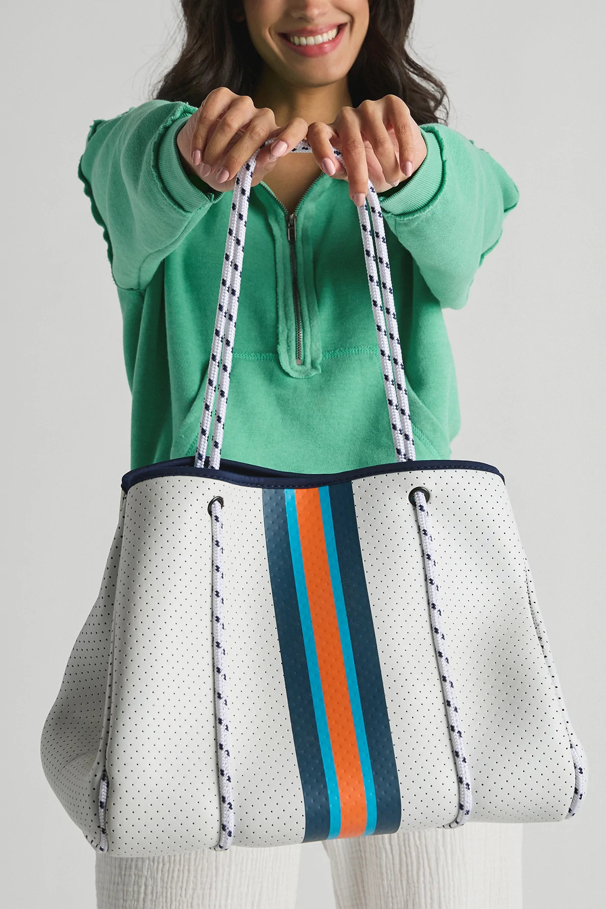 Neoprene Beach Bag Tote with Small insert bag | Social Threads