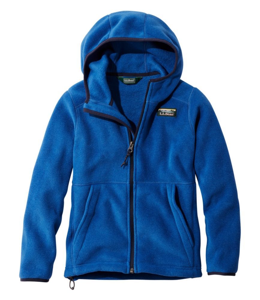 Kids' Mountain Classic Fleece, Hooded Blue M10-12 | L.L. Bean