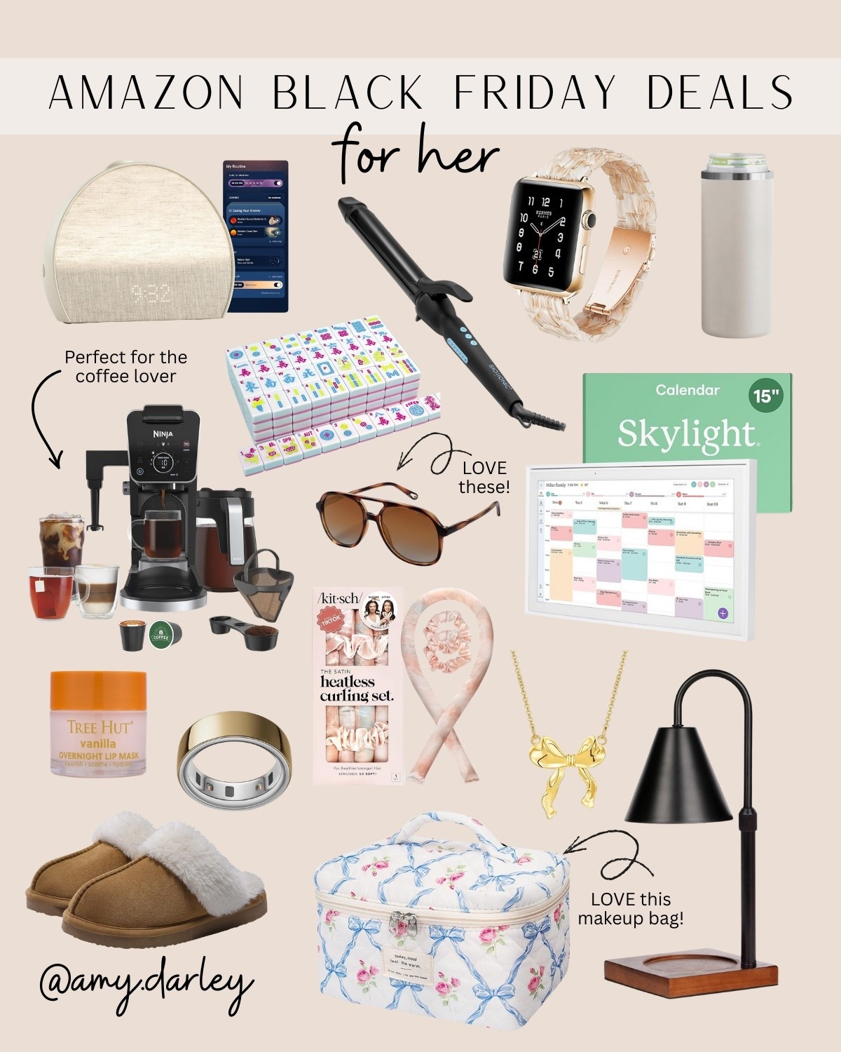 Amazon Black Friday deals for her and I’m obsessed. Cozy slippers, beauty must haves, coffee bar favorites, cute accessories, and allll the girly goodies. Treat yourself or grab gifts early. 🤍🎁

#ad #founditonAmazon @amazon

#AmazonBlackFriday #GiftsForHer #HolidayGiftGuide #AmazonFinds #BlackFridayDeals #ForHer

#LTKHoliday