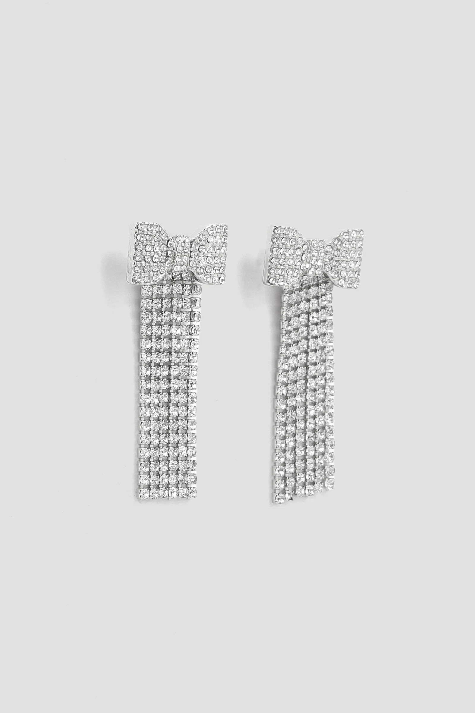 Rhinestone Bow Earrings | Ardene