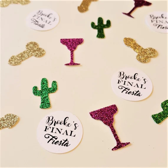 Personalized Bachelorette Party Penis Confetti Final Fiesta | Etsy | Etsy (US)