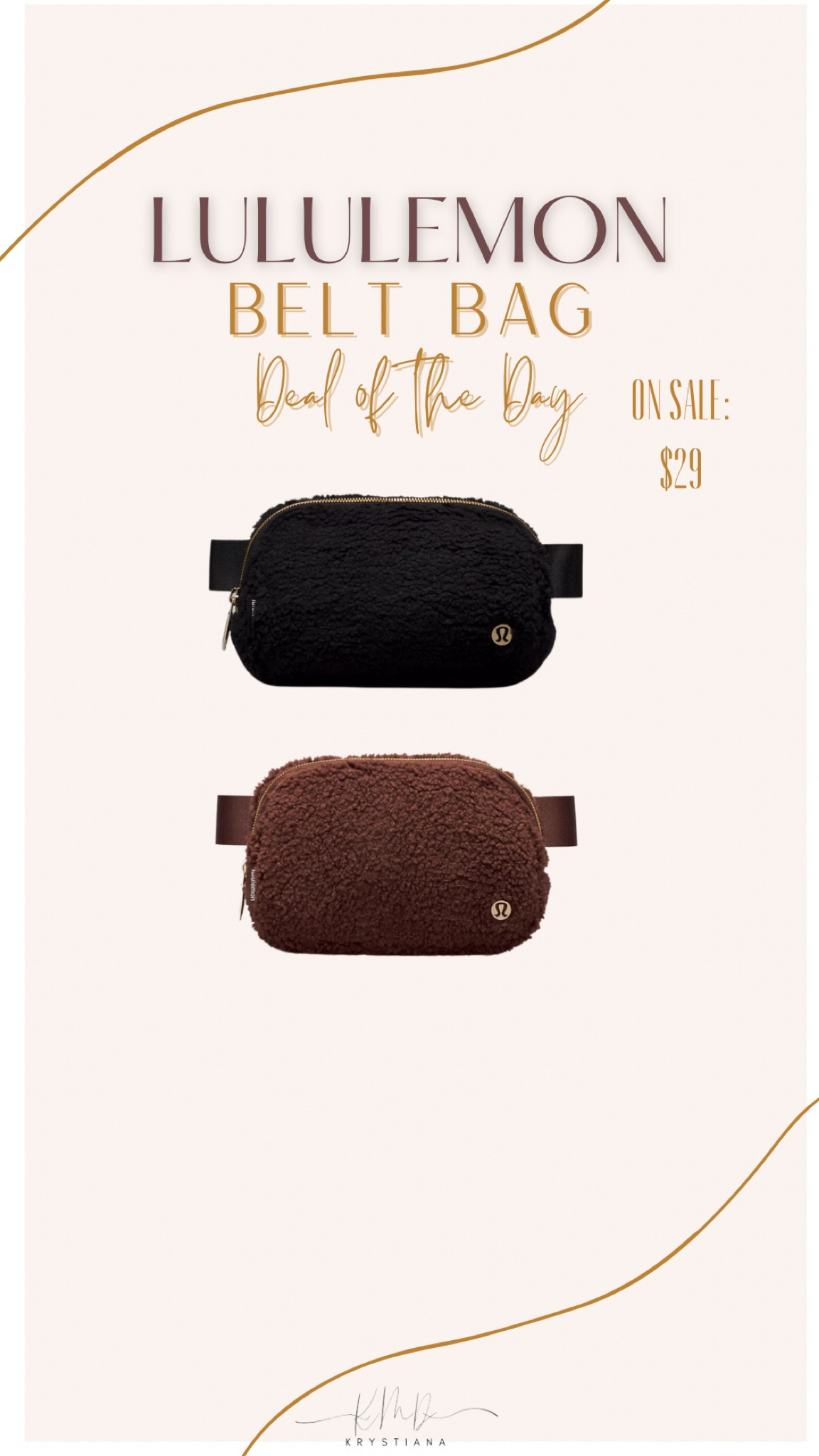 Lululemon Belt Bags on sale for $29 today! 








Lululemon, Lululemon Find, Belt Bag, Fleece, Fashion Find

#LTKGiftGuide #LTKfindsunder50 #LTKsalealert