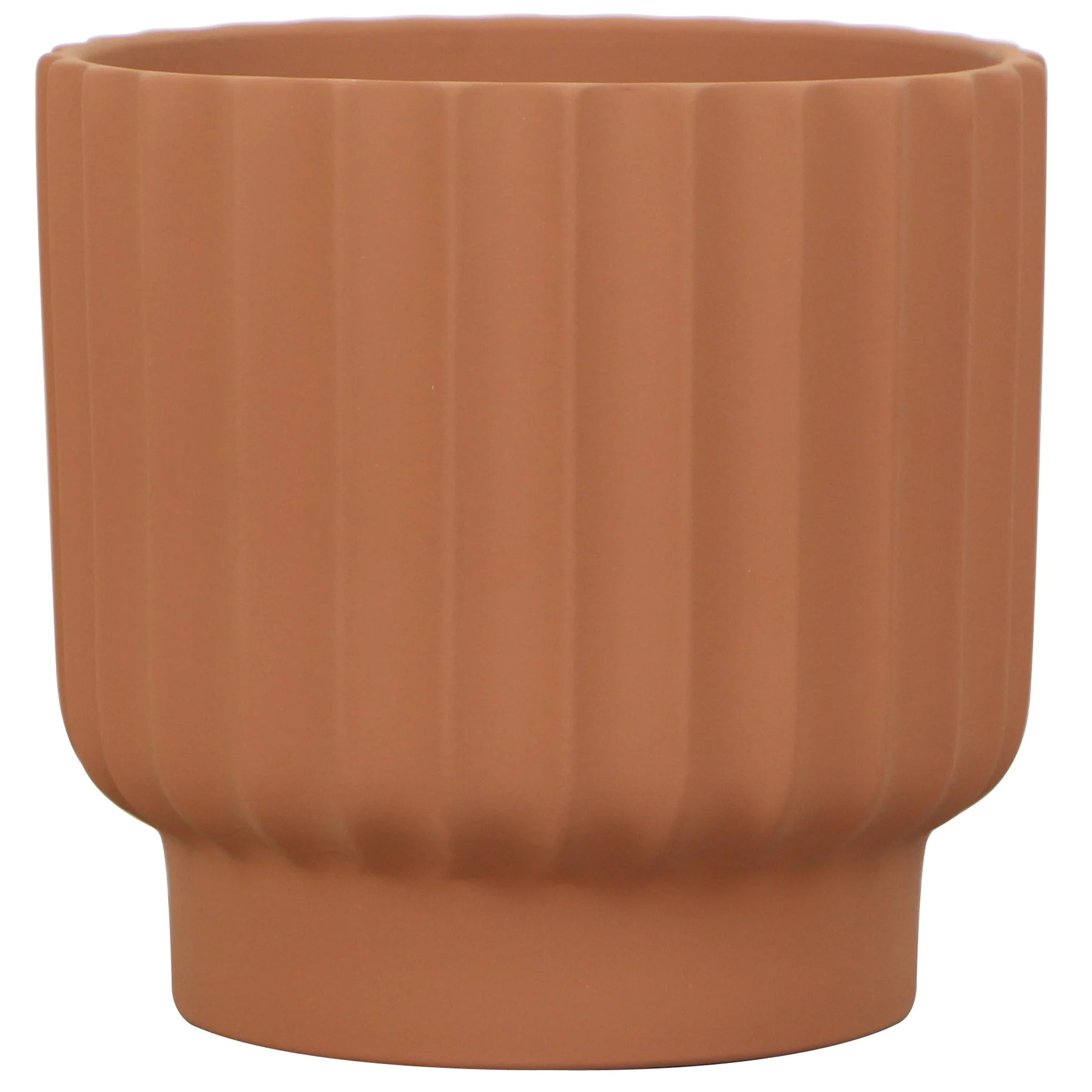 Mainstays Zion 6" x 6" x 5.75" Round Terracotta Planter | Walmart (US)
