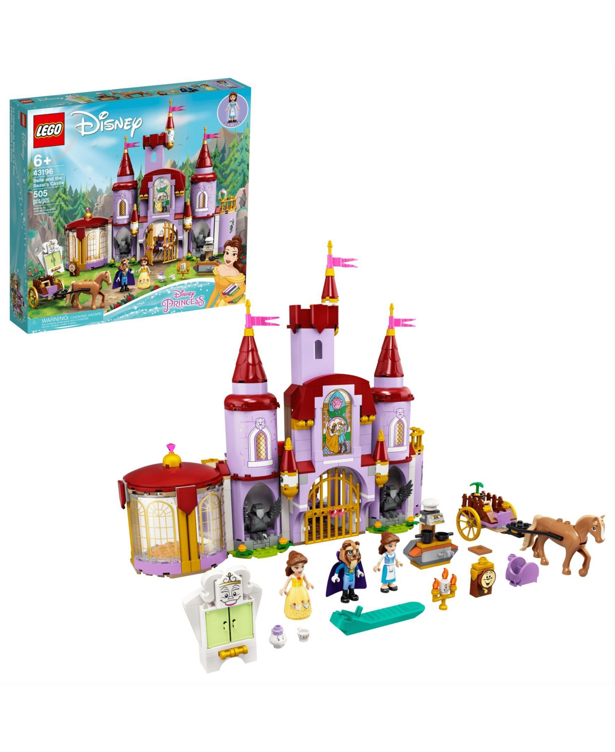 Lego Belle and the Beast's Castle 505 Pieces Toy Set | Macys (US)
