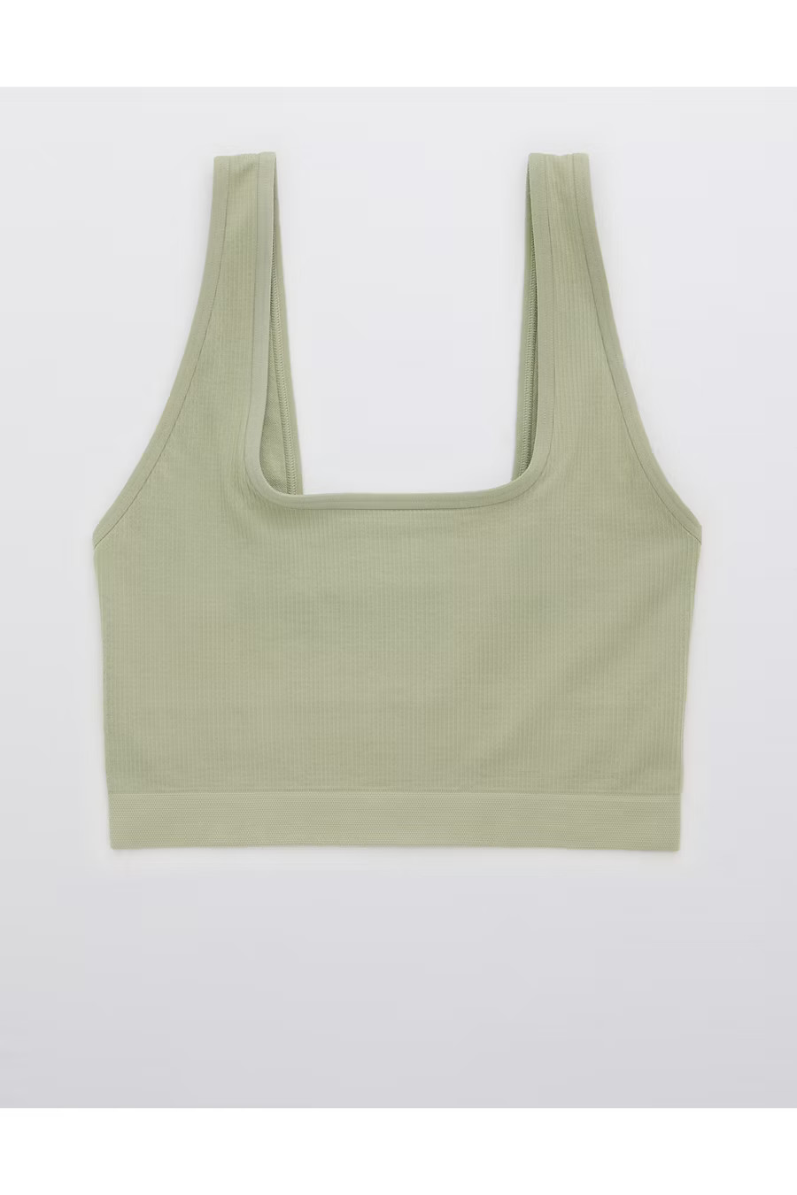 Aerie Seamless Square Neck Longline Bralette | American Eagle Outfitters (US & CA)