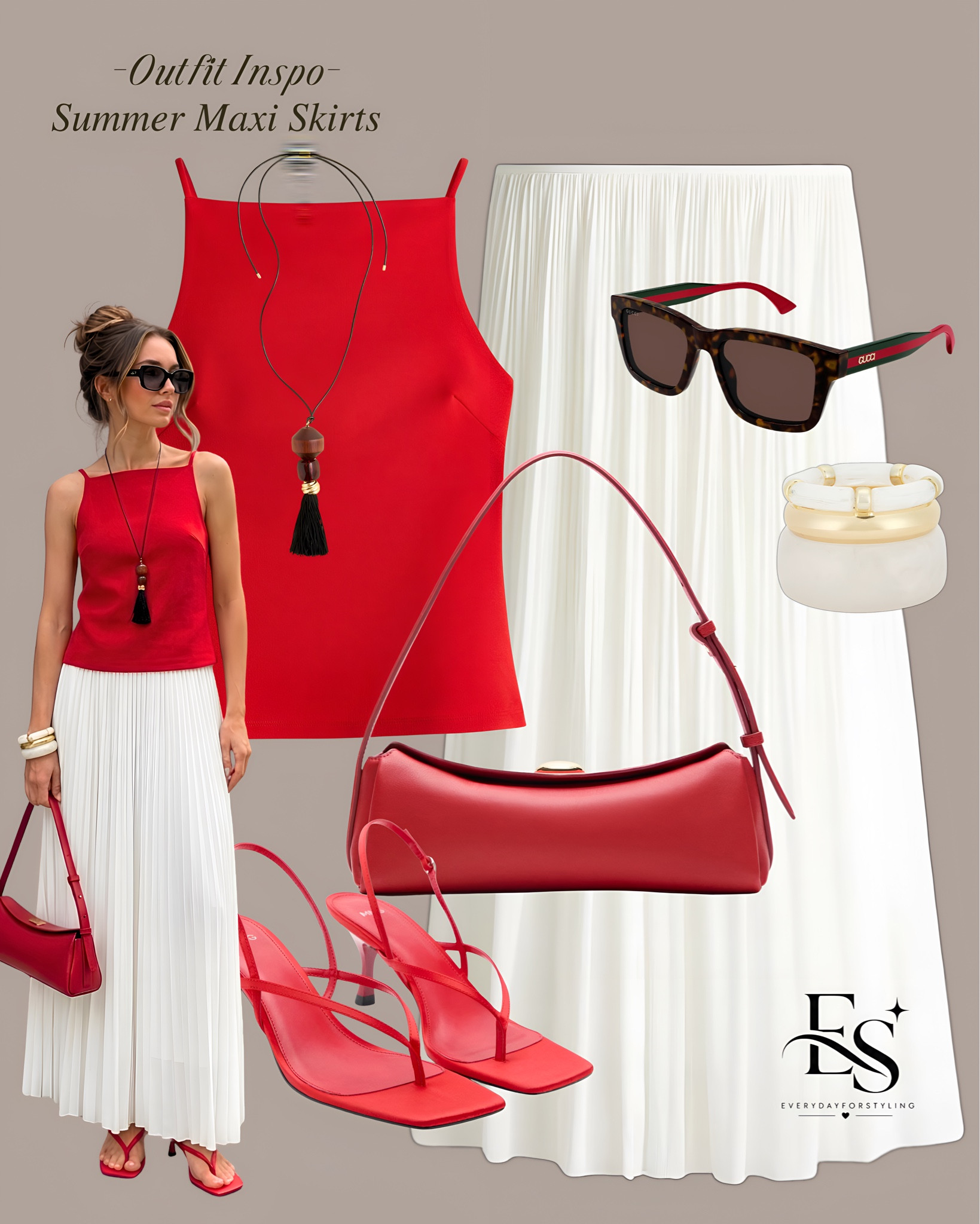 White pleats, all-red accessories — clean, sharp, unforgettable ❤️‍🔥

maxi skirt outfit, summer maxi skirt, burgundy outfit ideas, red and white outfit, outfit inspo women, summer styling 2025, chic summer outfits, elevated summer looks, white pleated maxi skirt, crop top and skirt outfit, summer fashion women, luxury summer style, modest chic style, Miu Miu bag outfit, clean girl aesthetic, summer colour trends, everydayforstyling 

#SummerMaxiSkirt, #OutfitInspoWomen, #ChicSummerStyle, #HolidayOutfitsInspo, #SummerOutfitIdeas

#LTKSeasonal #LTKTravel #LTKootd