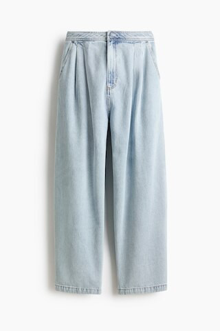 H & M - Barrel High Waist Ankle Jeans - Helles Denimblau | H&M (DE, AT, CH, NL, FI)