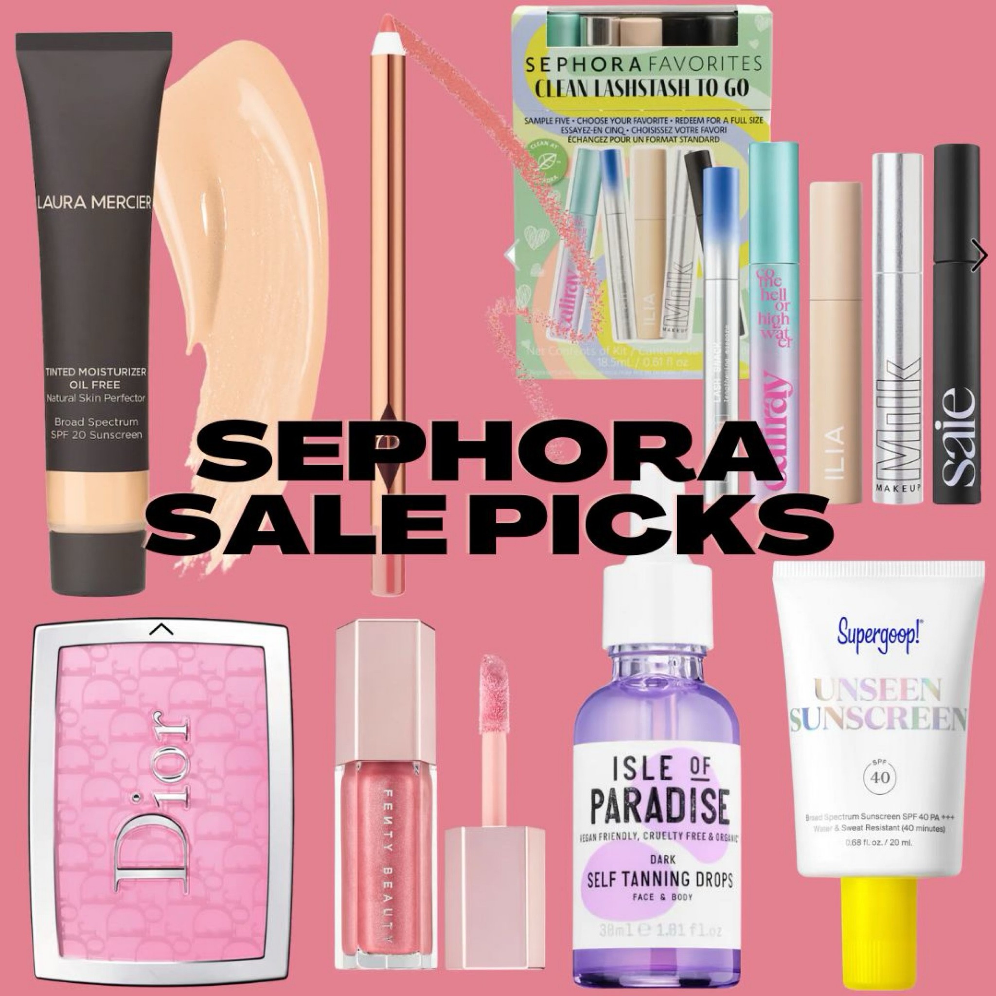 Sephora Beauty Insider sale picks! Up to 30% off! Use code: SAVINGS through 11/7!!!

Oil free tinted moisturizer, Laura mercier, clean mascara, clean beauty brands, saie, milk mascara, ilia, Dior, blush, fenty beauty, lip gloss, isle of paradise, tanning drops, superfood, sunscreen, unseen sunscreen, spf, Charlotte tilbury, lip liner, Sephora, ulta, things I bought and liked, makeup, beauty, discount, sale, beauty on a budget

#LTKsalealert #LTKbeauty #LTKunder50