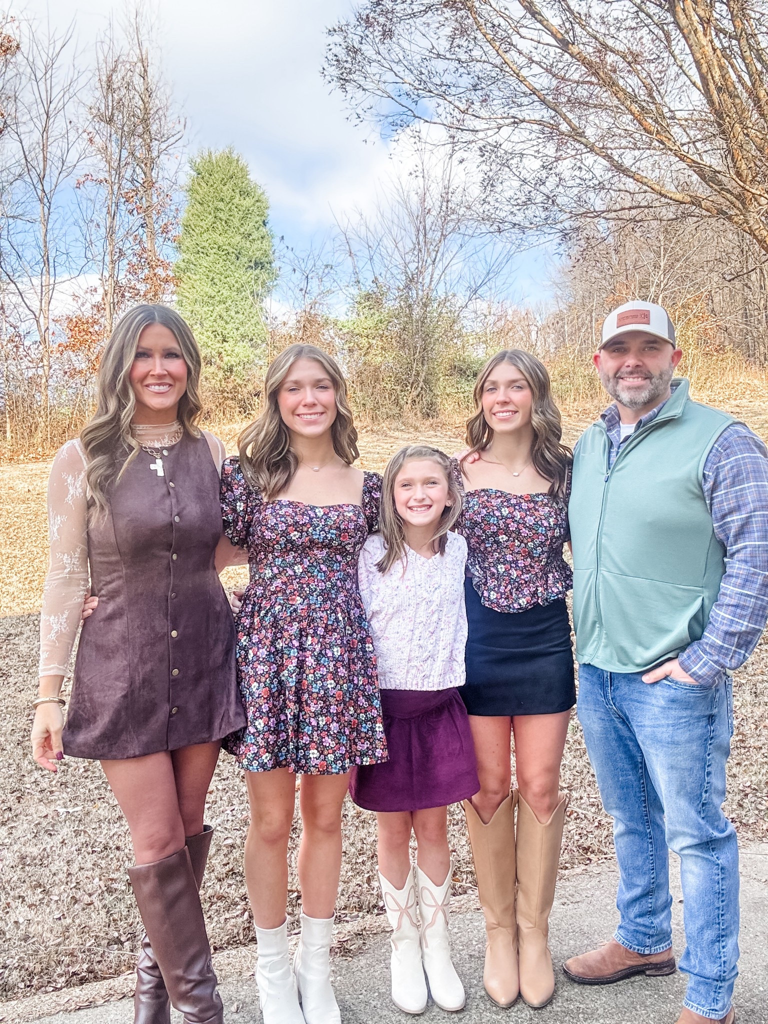 Our Thanksgiving Family OOTD | Cozy, Cute & Mom-Approved Style 🍂💛

Thanksgiving OOTD for the whole fam 🍂💛 From comfy classics to cute pops of color, we were all feeling festive and functional today!

My outfit has several pieces from TikTok Shop (I’ll tag everything in the shoppable video 💕), but I’m also linking some of our favorite family brands since y’all always ask:
• @thechildrensplace. – girls’ holiday outfits 
• Kendra Scott – girls stacks and earrings @Kendra Scott 
• BuddyLove (@BuddyLove Clothing – prints + statement tops & dresses
• Halara (@Halara_official – cute skirts
• Vineyard Vines (@vineyard vines – the guys’ staples
• Duck Head (@duckhead) – Nathan’s  shirt
• Amazon (@amazon) – last-minute accessories + layering pieces

Matching the girls, keeping it comfy, and still feeling cute… that’s what mom-life style is all about. 💕
Let me know if you want links to anything specific!

	1.	Thanksgiving OOTD
	2.	Family Outfit Ideas
	3.	Holiday Style Inspo

#thanksgivingootd
#familyoutfits
#holidaystyle2025
#momstyleinspo



#LTKHoliday #LTKCyberWeek #LTKKids