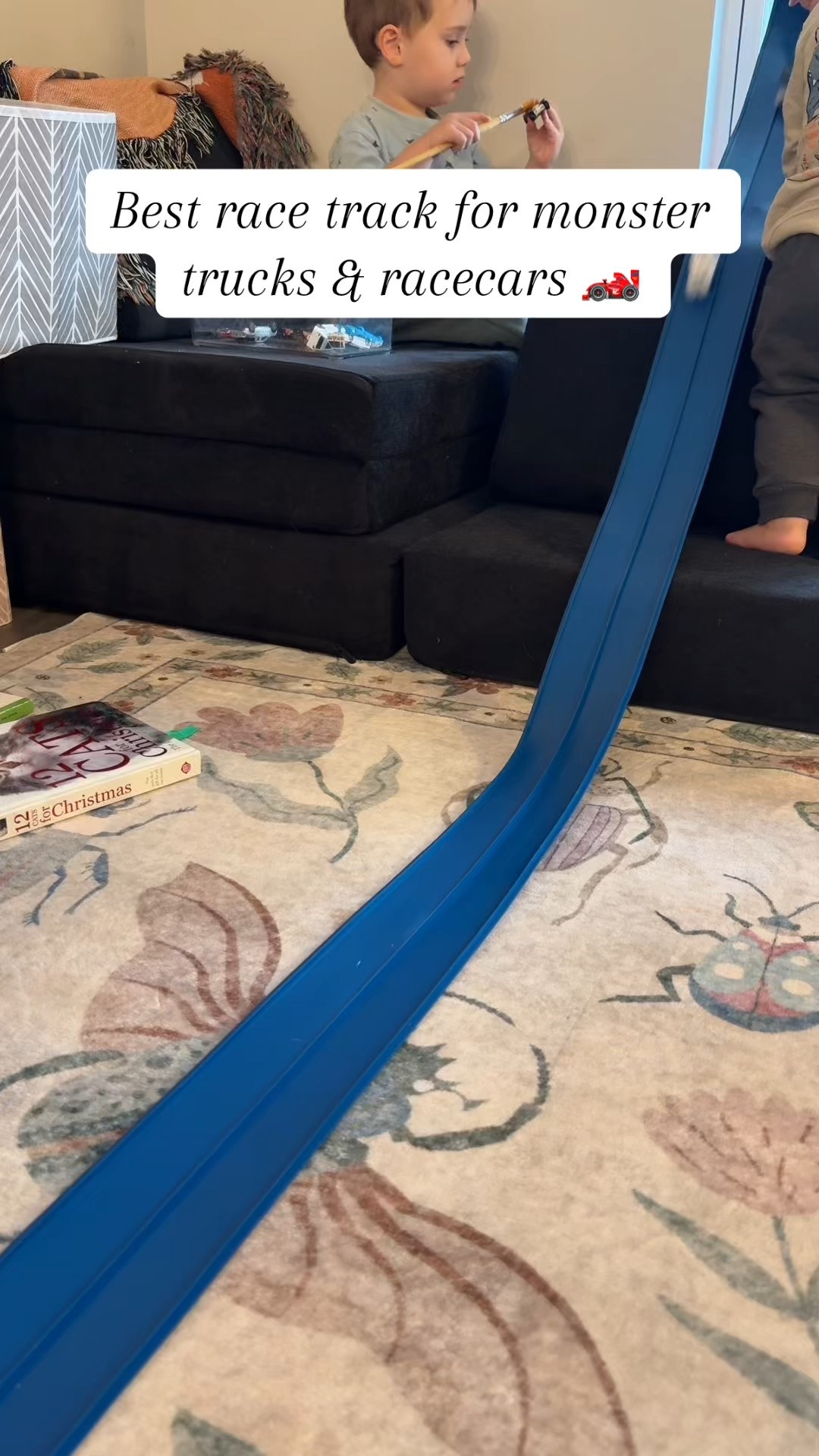 Easy to store, easy to set up. Works for cars and monster trucks!! It's a MUST!
Phenomenal Christmas gift idea for any car or monster truck lover!
#toddlergifts #flexibleracetrack #giftideasfortoddler #tiktokshopgifts
#giftideas 

#LTKGiftGuide #LTKHoliday #LTKmomlife