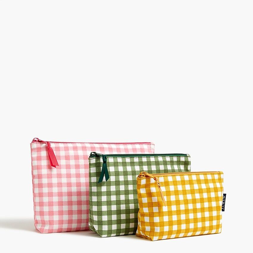 Canvas pouches set-of-three | J.Crew Factory