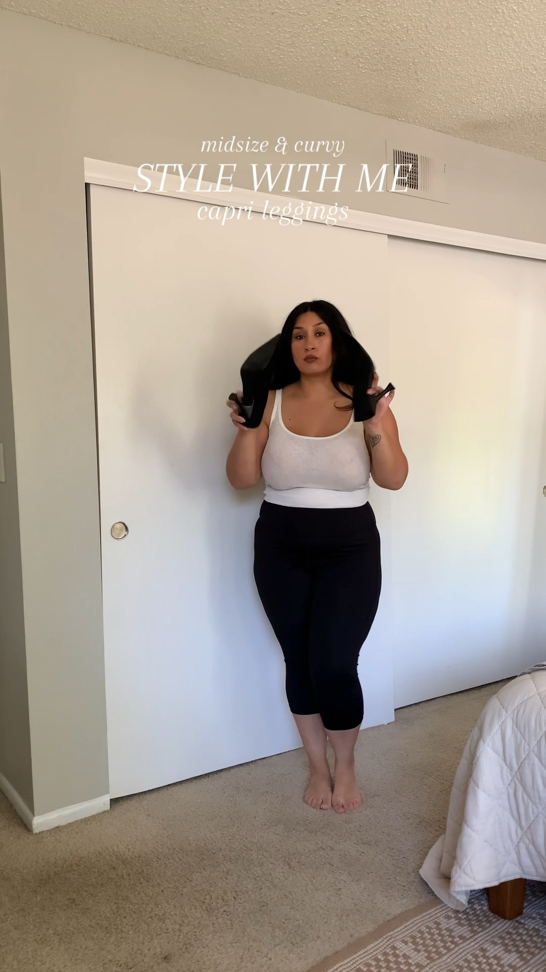 Styling capris on a short, midsize curvy body 

#LTKMidsize #LTKStyleTip