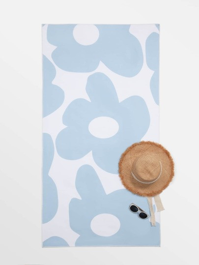 Floral Print Beach Blanket | SHEIN