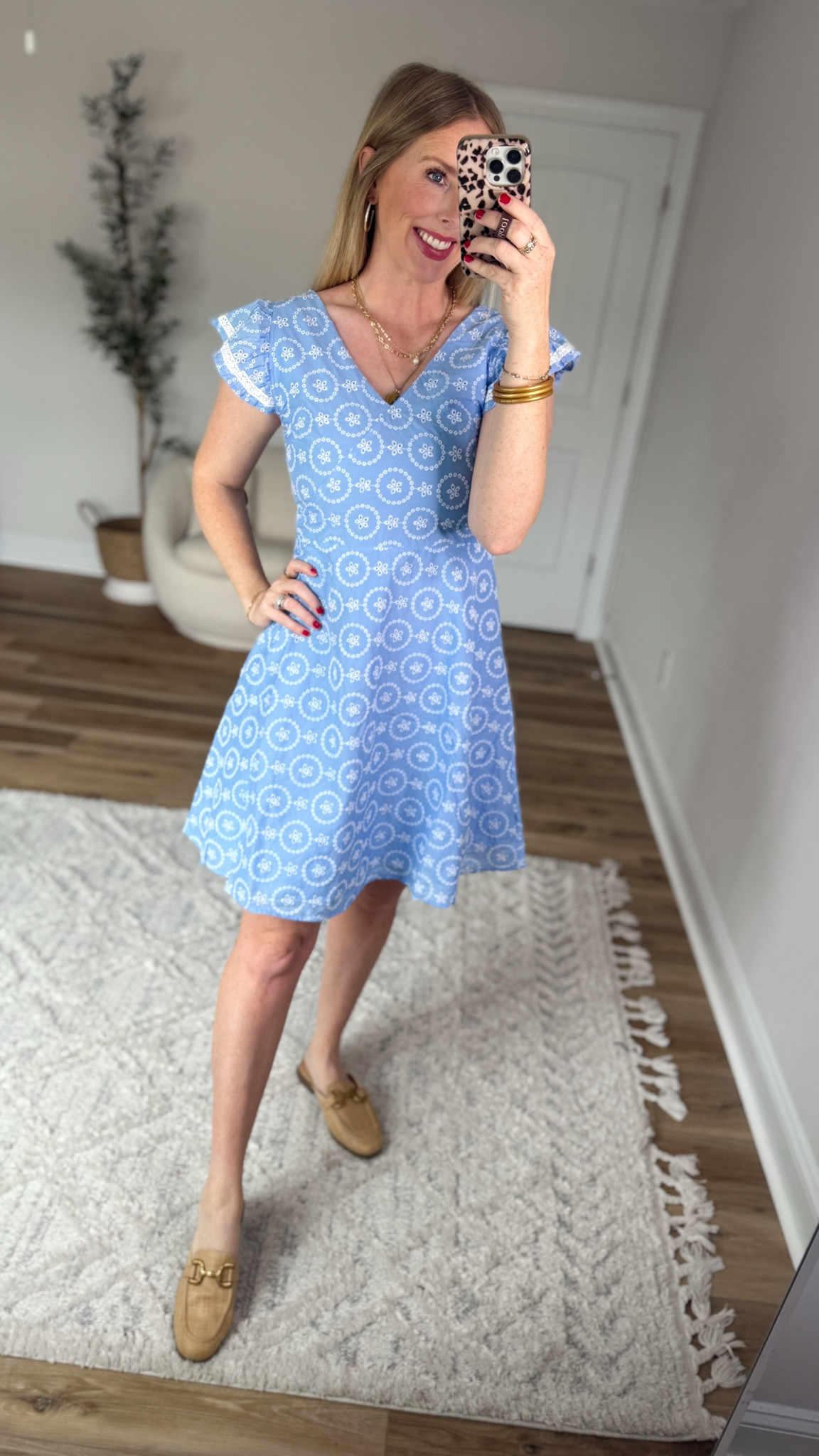 Daily try on, Walmart outfit, Walmart fashion, blue eyelet dress

#LTKmomlife #LTKootd #LTKWorkwear