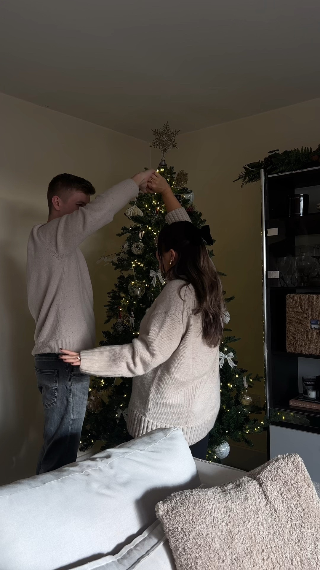 Christmas tree Christmas decorating interior design baubles festive decor Pre lit Christmas tree 7ft 

#LTKeurope #LTKHoliday #LTKhome