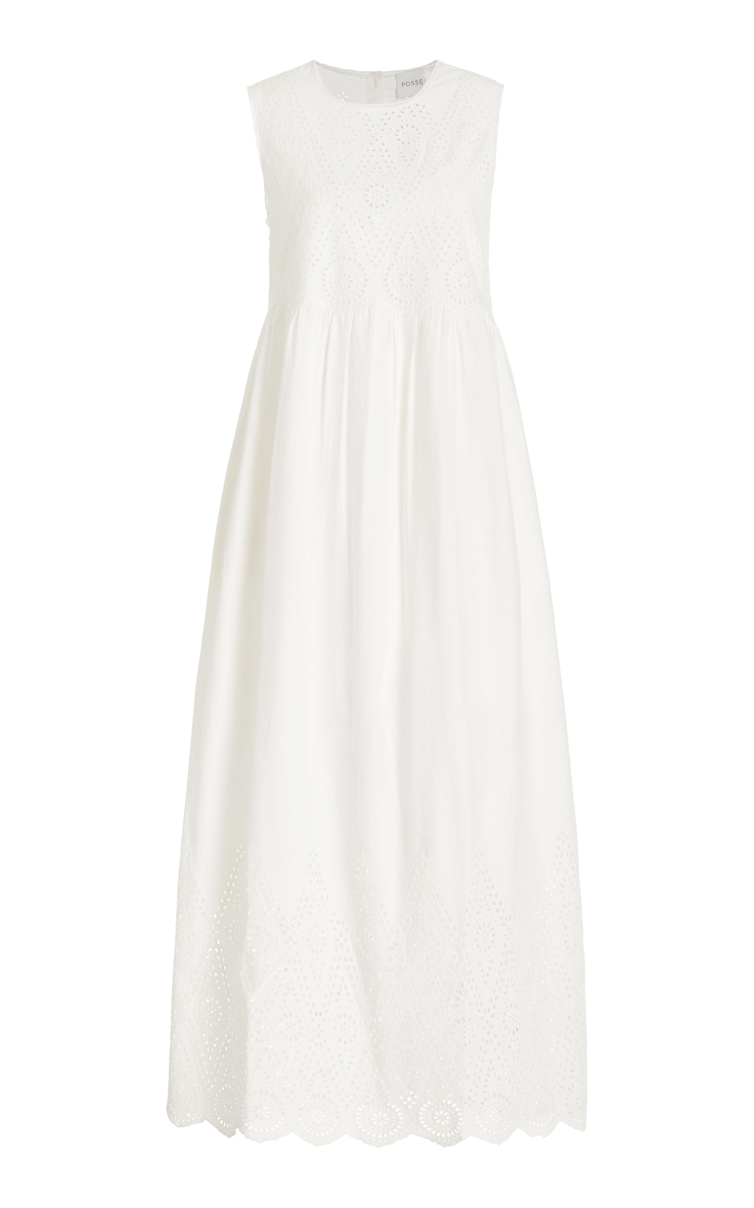 Louisa Broderie Anglaise Cotton Maxi Dress | Moda Operandi (Global)