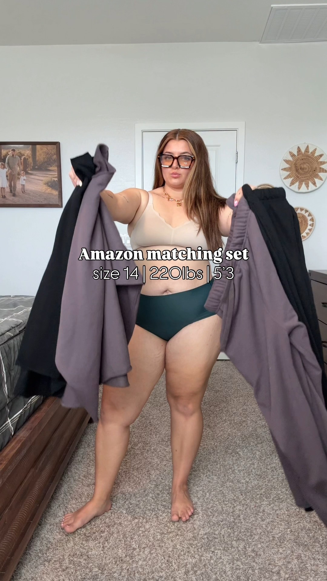 I love a good matching set!! 🖤 wearing a XL. 

Amazon. Midsize. Comfy  

#LTKootd #LTKMidsize #LTKmomlife